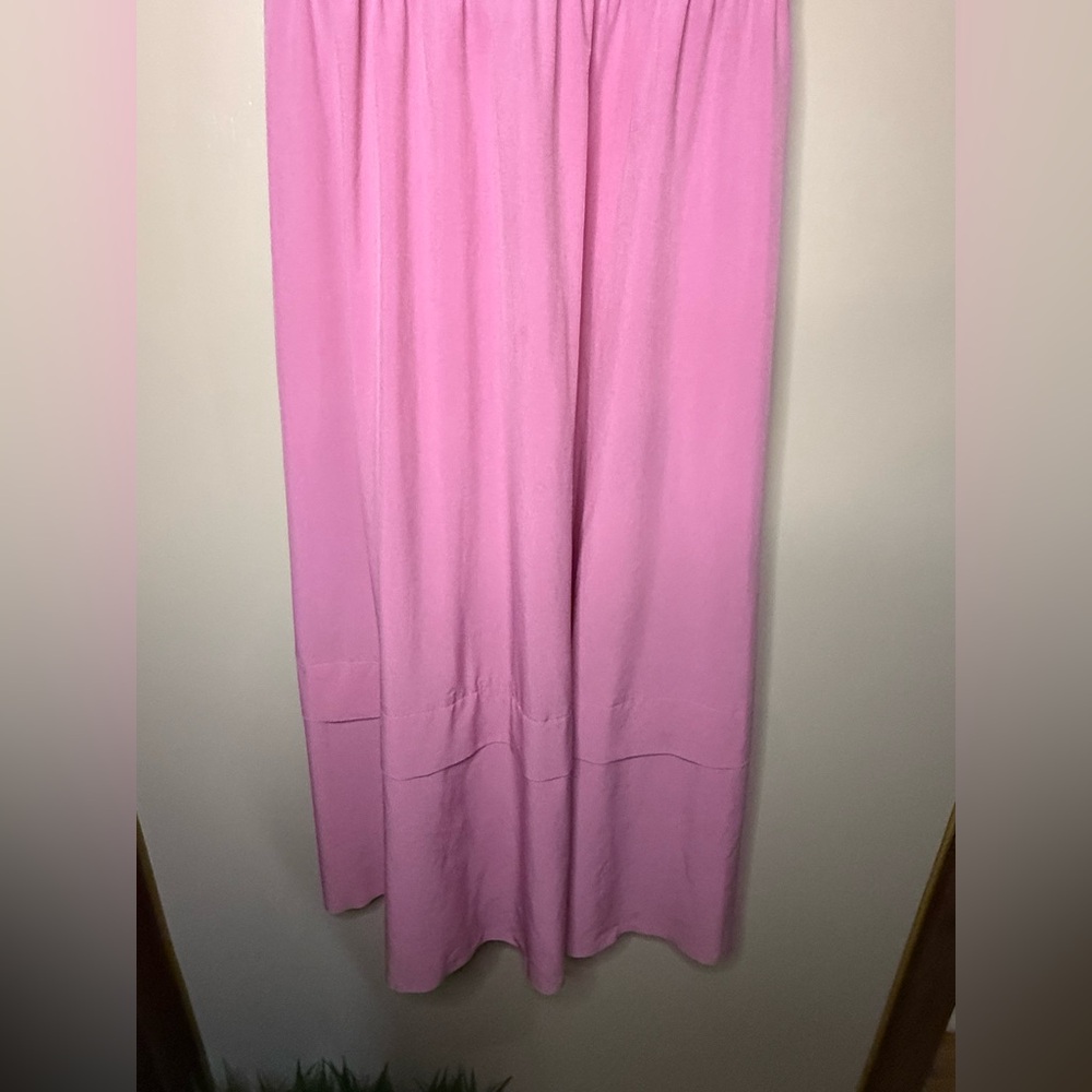Athleta Elation V-Neck Hybrid Dress Bubblegum Maritima Pink Womens Size M - Picture 4 of 10